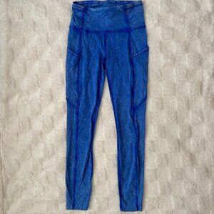 Fast and Free High-Rise Tight 25" *Ice Dye